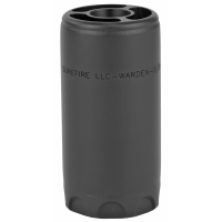 SureFire WARDEN5/8-24-BK Warden 5.56mm/7.62mm 5/8x24 Stainless Steel Black Cerakote