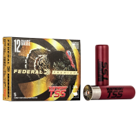 Federal PTSSX195F79 Premium Turkey Heavyweight TSS 12Gauge 3.50 in 2 1/2oz 7/9Shot 5 Per Box/50 Case, Shotgun Shells