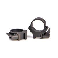 Warne 7.3 Series Permanent Ring, 1 in, Medium, Silver Finish 721LM