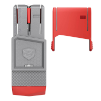 Real Avid AV1015SFVB Smart-Fit Vice Block Reversible Gray/Red Rubber Overmold & Steel Side, Fits Master Gun Vise