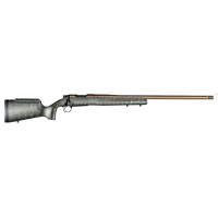 Christensen Arms 8010201000 Mesa Long Range 28 Nosler 3+1, 26 in Burnt Bronze Cerakote, Green w/Black/Tan Webbing Fixed Long Range Stock, Rifle