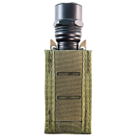 High Speed Gear 41PT00OD TACO Duty Single Pistol Mag, OD Green Nylon with MOLLE Exterior, Fits MOLLE & 2 Belt, Magazine Holder