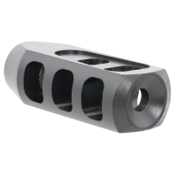 TacFire Tanker Muzzle Brake Black Oxide Steel with 5/8 in-24 tpi Threads 2.76 in OAL 1.37 in Diameter for 308 Win
