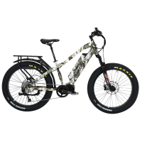 Bakcou E-bikes BMKCB25 Mule Kings XK7 18 w/Stand Over Height of 29.50 Frame, Shimano Alivio Hill-Climbing 9 Speed Bafang M620 Ultra Motor, 35+ mph Speed, Electric Bike