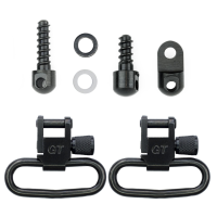 GrovTec US Inc GTSW313 Swivel Set, Rifle 1.25 in Black Ruger 10/22 Swivels