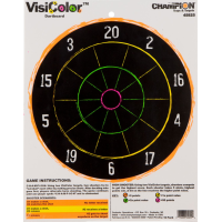 Champion Targets 45825 VisiColor Dartboard Hanging Paper Targets 11 in x 14 in 10 Pack