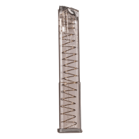 ETS Group SMKGLK18G2, Pistol Mags 31rd 9mm Luger Compatible w/ Glock 18 Smoke Polymer, Magazine