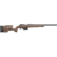Bergara B14LM301C B-14 HMR 300 Win Mag 5+1 26 in Graphite Black Cerakote #6 Contour Threaded Barrel, Graphite Black Cerakote Steel Receiver, Black/Brown Speckled Adj HMR Mini-Chassis Synthetic Stock, Rifle