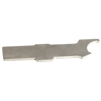 Banish(Silencer Central) 100000350040 Banish 12 Wrench Fits 7 Long Steel Silver,Suppressor Accessories