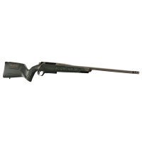 Christensen 8011500100 Evoke Full Size 243 Win 4+1 20 Burnt Bronze Cerakote #4 Contour Threaded Barrel, Gray w/Bronze Logo Hybrid Hunter w/Pic Rail Synthetic Stock, Rifle