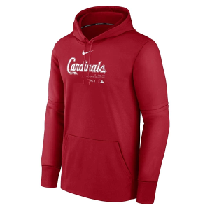 Scheels St. Louis Cardinals Nike 2024 Authentic Collection Therma Hoodie Small Red