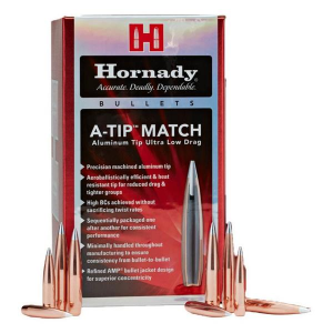Hornady A-Tip Match 26 Caliber Rifle Bullets