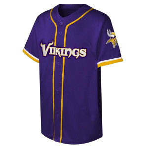 Scheels Minnesota Vikings Genuine Stuff Fashion Kids' Jersey Large Purple
