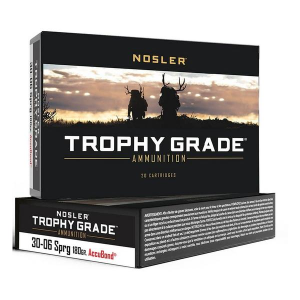 Nosler Accubond Trophy Grade Rifle Ammunition