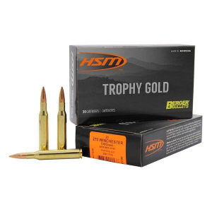 HSM Trophy Gold Extended Range Berger Hunting VLD Match Rifle Ammunition