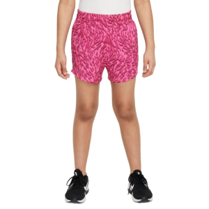 Scheels Girls' Nike One Woven High-Waisted Shorts XLarge Alchemy Pink/Fireberry/Hyper Pink