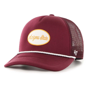 Arizona State Sun Devils 47 Brand Women's Coverall Rope Adjustable Hat One Size Maroon