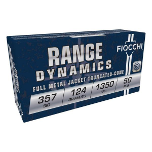 Fiocchi Range Dynamics FMJ Handgun Ammunition