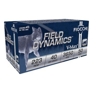 Fiocchi Field Dynamics V-MAX Rifle Ammunition