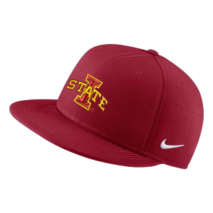 Scheels Iowa State Cyclones Nike True Baseball Fitted Hat 7 1/2 Crimson