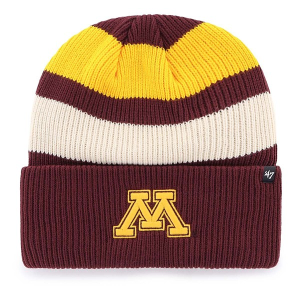 Scheels Minnesota Golden Gophers 47 Brand Clubhouse Beanie One Size Cardinal
