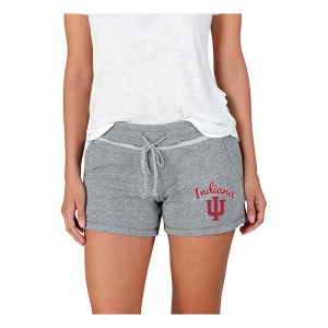 Concepts Sport Indiana Hoosiers Concepts Sport Women's Mainstream Shorts XLarge Gray