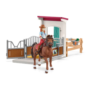 Scheels Schleich Horse Box with HORSE CLUB Hannah & Cayenne