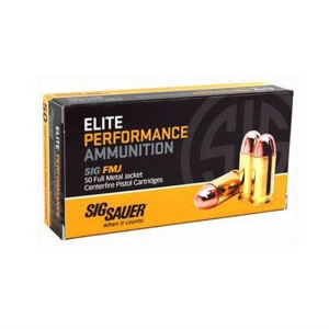 SIG SAUER Elite Performance FMJ Handgun Ammunition