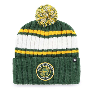 Scheels North Dakota State Bison 47 Brand Plateau Beanie One Size Dark Green