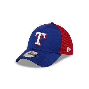 Scheels Texas Rangers New Era Gameday 39Thirty Flexfit Hat L/XL Navy