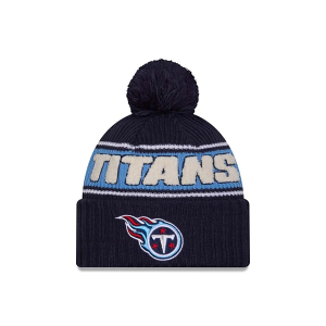Scheels Tennessee Titans New Era 2024 Sideline Beanie One Size Blue