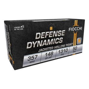 Fiocchi Defense Dynamics JHP Handgun Ammunition