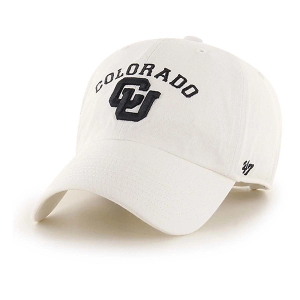 Scheels Colorado Buffaloes 47 Brand Colorado Classic Clean Up Hat Adjustable Hat White