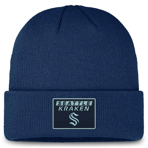 Scheels Seattle Kraken Fanatics Rink Prime Beanie One Size Navy