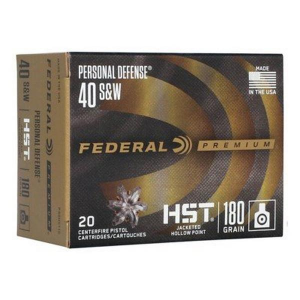 Federal Personal Defense HST JHP Handgun Ammunition