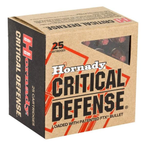 Hornady Critical Defense FTX Handgun Ammunition