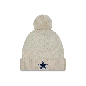 Scheels Women's Dallas Cowboys New Era Chunky Beanie One Size Ivory