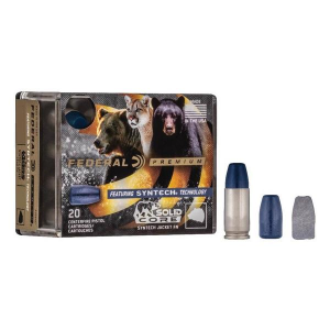 Federal Solid Core Synthetic Flat Nose Handgun Ammunition