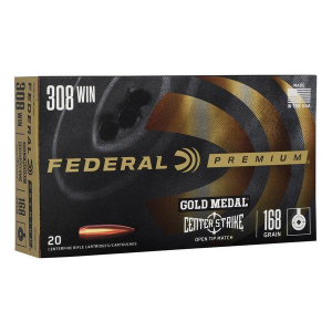 Federal Gold Medal CenterStrike OTM Rifle Ammunition