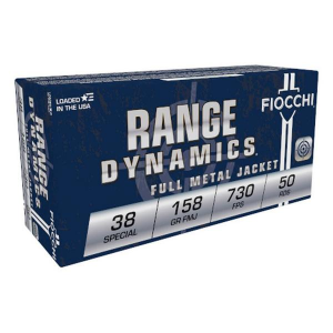 Fiocchi Dynamics FMJ Handgun Ammunition