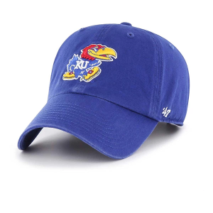 Scheels Kansas Jayhawks 47 Brand Clean Up Jayhawk Adjustable Hat One Size Royal