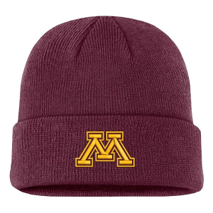Scheels Minnesota Golden Gophers Nike Terra Solid Beanie One Size Maroon