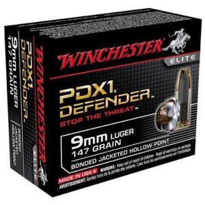 Winchester PDX1 Defender JHP Handgun Ammunition
