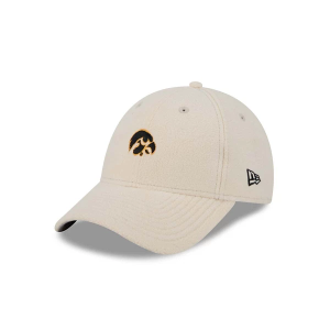 Scheels Iowa Hawkeyes New Era Cozy 9Forty Hat Kids' Adjustable Hat One Size White