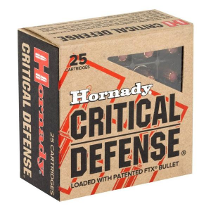 Hornady Critical Defense FTX Handgun Ammunition