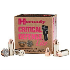 Hornady Critical Defense Lite FTX Handgun Ammunition