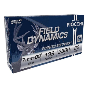 Fiocchi Field Dynamics Pointed Soft-Point Rifle Ammunition