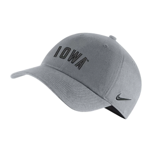 Scheels Iowa Hawkeyes Nike Iowa Campus Hat Kids' Adjustable Hat One Size Grey
