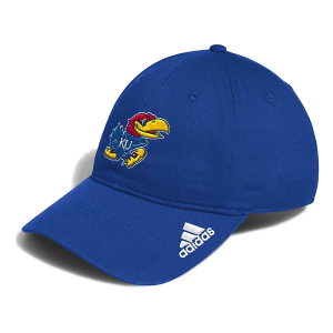 Scheels Kansas Jayhawks adidas Slouch Adjustable Hat One Size Royal