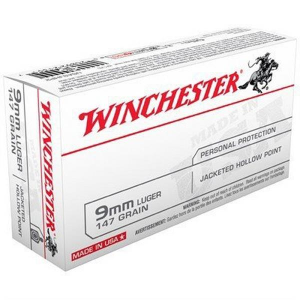 Winchester USA Personal Protection JHP Handgun Ammunition